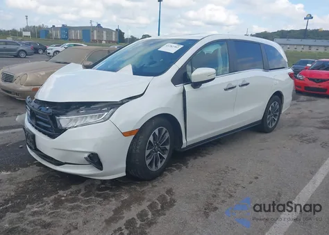 2021 Honda Odyssey Ex-L z USA, uszkodzony, nr VIN 5FNRL6H70MB032702
